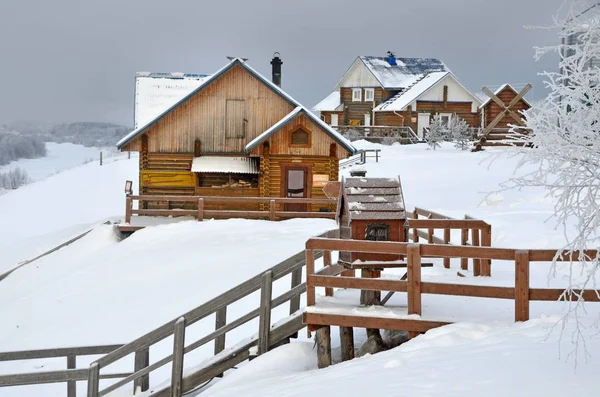 Malye Korely Arkhangelsk Region Russia February 2018 Tourist Complex Malye — Stock Photo, Image