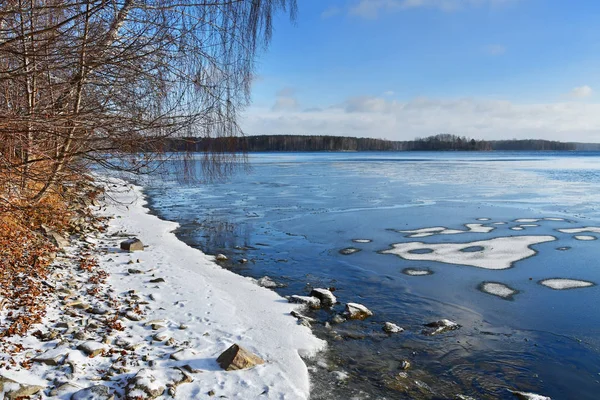 Rusland Chelyabinsk Regio Natuur Monument Lake Uvildy Klein Deel Van — Stockfoto