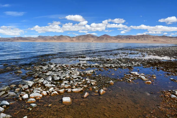 Cina Tibet Lago Alta Montagna Tarok Estate — Foto Stock