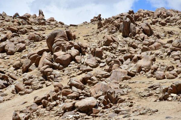 Cina Tibet Favoloso Nano Pietre Creato Dalla Natura — Foto Stock