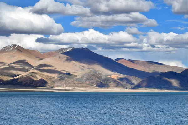 Çin Tibet Kutsal Yaz Aylarında Göl Chovo 4765 — Stok fotoğraf