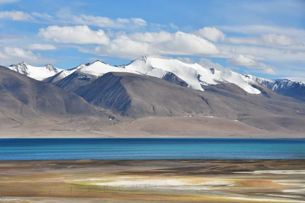 China Tíbet Nubes Sobre Lago Chovo 4765 Situado Los Pies — Foto de Stock