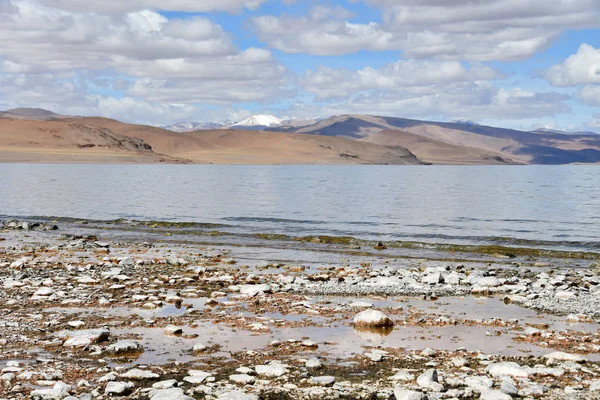 China Tibete Lago Sagrado Alta Montanha Tarok Verão Verão — Fotografia de Stock