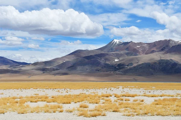 China Tíbet Montañas Cerca Del Lago Ngangla Ring Tso Clima — Foto de Stock