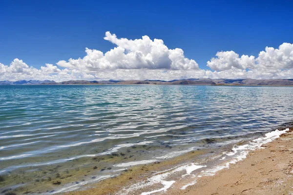 Cina Danau Besar Tibet Gelombang Kecil Danau Teri Tashi Namtso — Stok Foto