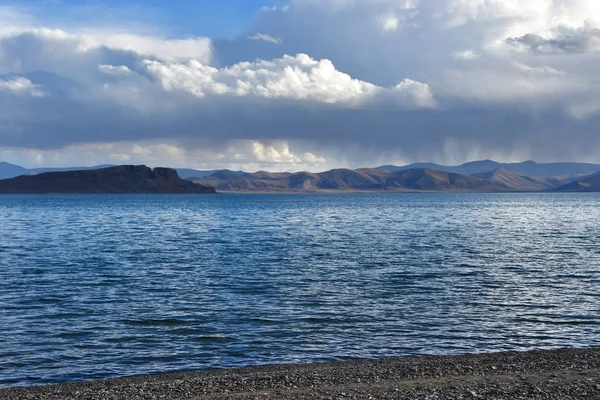 China Great Lakes Tibet Lake Teri Tashi Namtso Summer Evening — Stock Photo, Image