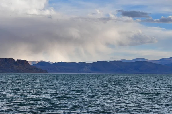 China Great Lakes Tibet Rain Lake Teri Tashi Namtso Sunny — Stock Photo, Image