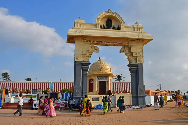 Cape Comorin Kanyakumari Indie Západní Bengálsko Tamil Nadu Březnu 2019 — Stock fotografie