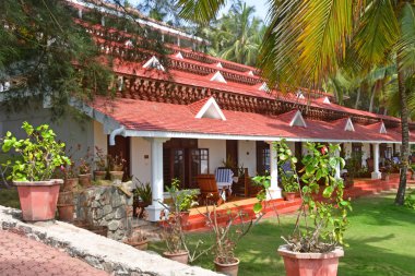 Bethsaida, Kerala, Hindistan, Mart, 09, 2019. Ayurveda resort Bethsaida Hermitage, 4 yıldız