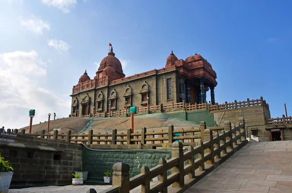 Temple Dedicated Swami Vivekananda National Hero India Kanyakumari Cape Komorin — Stock Photo, Image