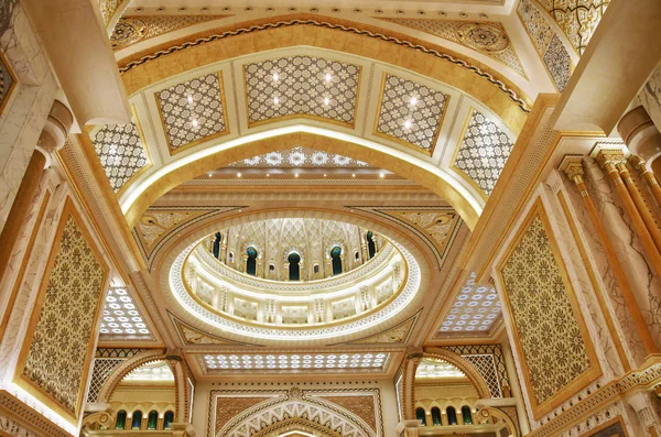 Abu Dhabi Förenade Arabemiraten Mars 2019 Presidential Palace Palace Qasr — Stockfoto