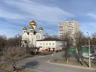 Kilise Veshnyaki içinde mübarek bakire Tapınağı giriş (kilise Ketcherskaya üzerinde mübarek bakire Kilisesi giriş). Sokak Ketcherskaya, 2a. Moskova