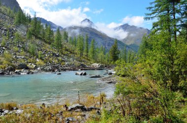 Büyük Shavlinskoe Gölü, Altay Dağları, Rusya Federasyonu
