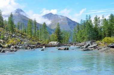 Büyük Shavlinskoe Gölü, Altay Dağları, Rusya Federasyonu