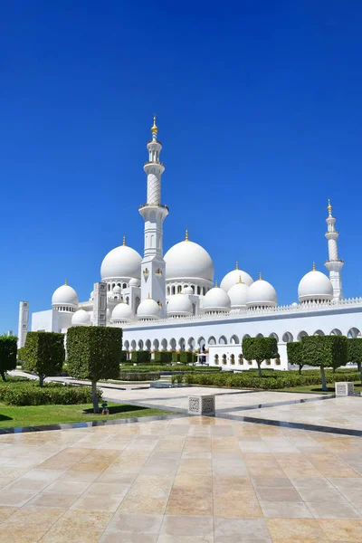 Grande Mosquée Cheikh Zayed Abu Dhabi Émirats Arabes Unis — Photo