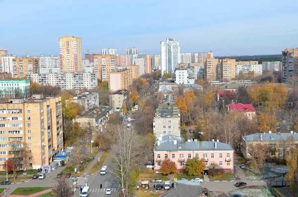 Balashikha Rusya Ekim 2014 Sonbaharda Moskova Bölgesinde Balashikha Şehir Görünümü — Stok fotoğraf