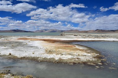 Tibet,Çin'de ruldan gölü (Nak)