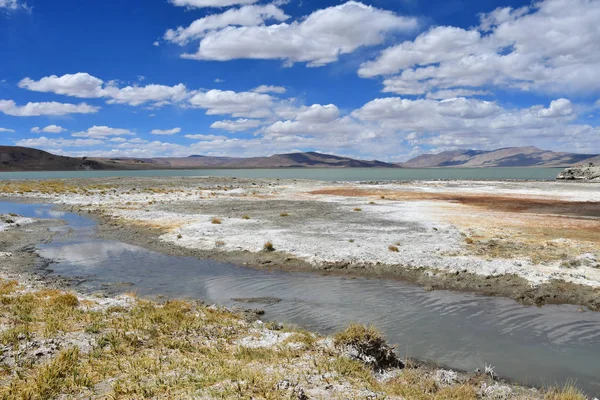 Strongly Saline Lake Ruldan Nak Tibet China — Stock Photo, Image