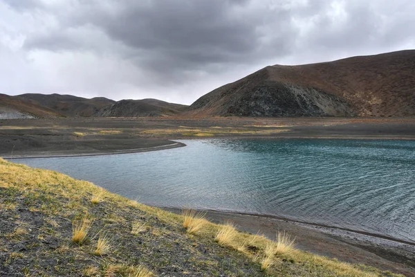 Grandi Laghi Del Tibet Lago Rakshas Tal Langa Tso Estate — Foto Stock