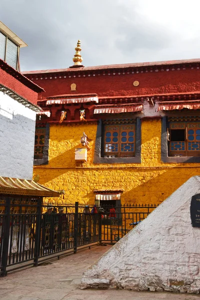 Tibet Lhasa China Junio 2018 Nangze Shak Display Hall Casa — Foto de Stock