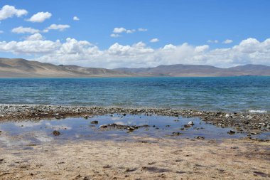 Tibet, Haziran ayında Gomang gölü