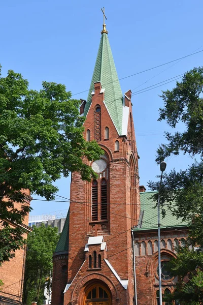 Iglesia Luterana San Pablo Vladivostok Rusia — Foto de Stock