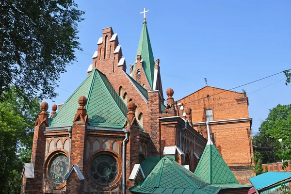 Władywostok Rosja Lipiec 2018 Kościół Luterański Pawła Władywostoku Rosja — Zdjęcie stockowe