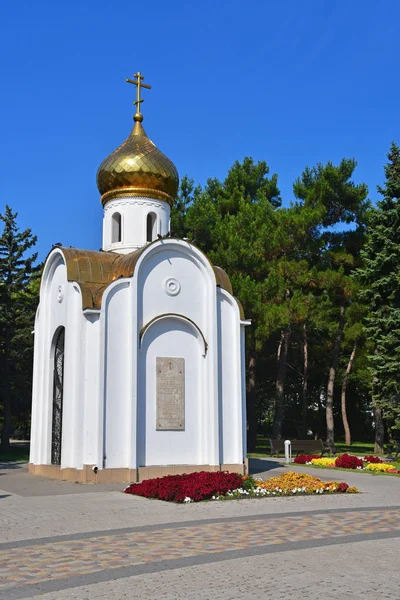 Anapa Russia July 2018 City Anapa Chapel Prophet Hosea Square — Stock Photo, Image