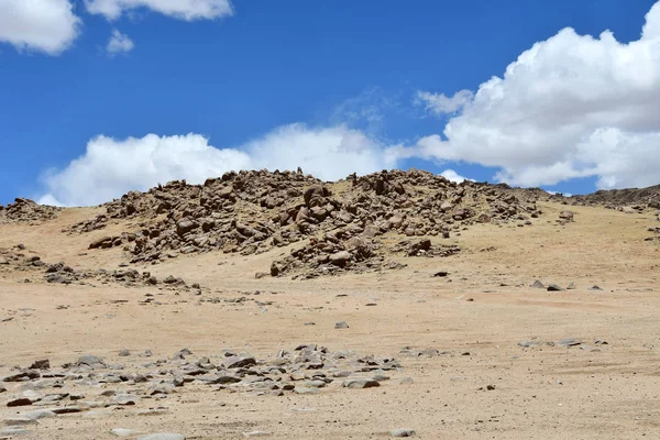 China Fabelhafter Steinzwerg Der Von Der Natur Auf Dem Tibetischen — Stockfoto