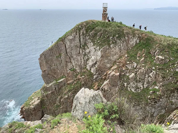 Wladiwostok Russland Juni 2019 Touristen Wandern Auf Der Insel Shkot — Stockfoto