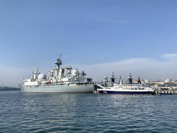 Vladivostok Rusia Mayo 2019 Barco Del Complejo Medición Mariscal Krylov — Foto de Stock