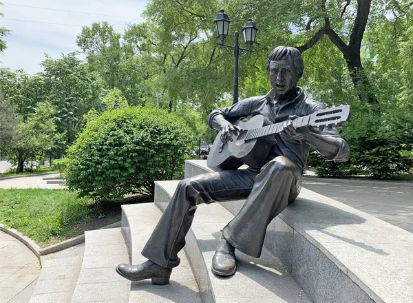 Vladivostok Russia Maggio 2019 Monumento Vladimir Vysotsky Vladivostok Nella Primavera — Foto Stock