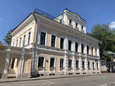 Moskova, Rusya, Haziran. 20, 2019. G. V. Chetverikov antik emlak - E. N. Malyutin - A. Ya. Elagina, ne oldu? Podsosenskiy pereulok, Moskova'da açık havalarda 26