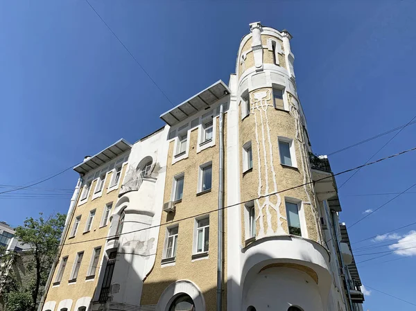 Moskou Rusland Juni 2019 Kazarmenny Pereulok Appartement Huis Tarkhova Makaev — Stockfoto