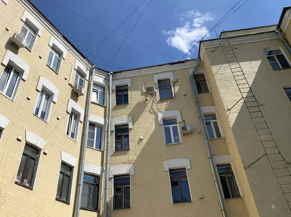 Moscow Russia June 2019 Moscow Kazarmenny Pereulok Apartment House Tarkhova — Stock Photo, Image