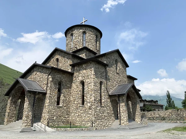 Fiagdon Rusya Kuzey Osetya Fiagdon Manastırında Oset Hıristiyan Ortodoks Tapınağı — Stok fotoğraf