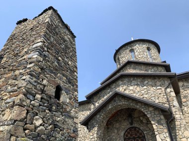 Fiagdon, Rusya, Kuzey Osetya. Alan dormition manastırı, Tanrı'nın annesinin İber Katedrali (Mozdok) simgesi