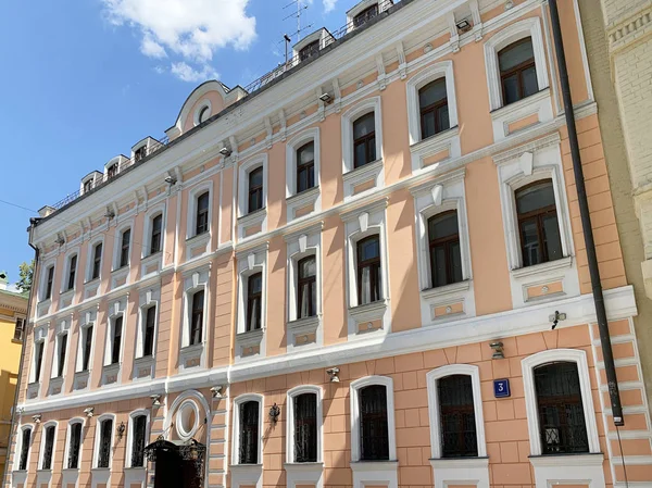 Moscú Rusia Calle Lyalin Casa Edificio Edificio Histórico Del Siglo —  Fotos de Stock