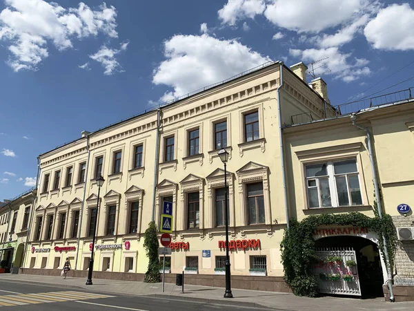 Moscow Russia June 2019 Botkin City Estate Pokrovka Street Houses — Stock Photo, Image