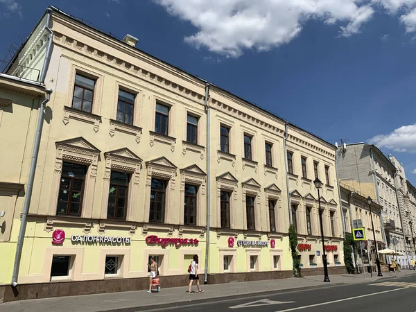 Moskva Ryssland Juni 2019 Botkin City Estate Pokrovka Street Hus — Stockfoto