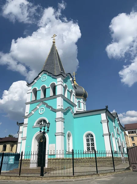 俄罗斯 阿纳帕市 圣乌努斯大教堂 索博纳亚 街大教堂教堂 — 图库照片