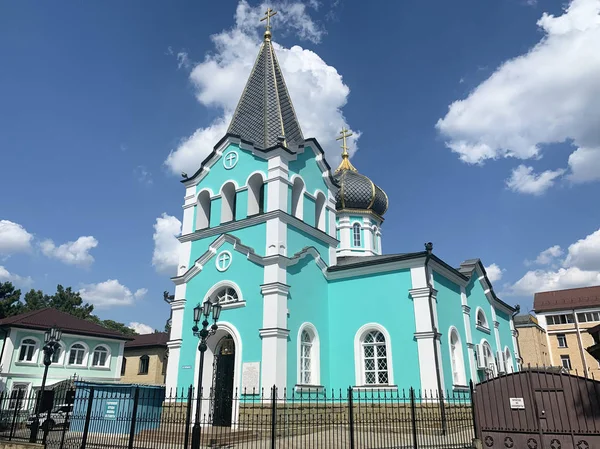 Rusko Město Anapa Kostel Svatého Onuphriho Ulici Velká Katedrále Sobornaya — Stock fotografie