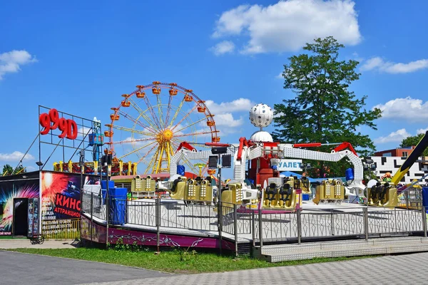 Anapa Rusya Temmuz 2019 Anapa Yaz Aylarında Birçok Eğlence Parklarından — Stok fotoğraf