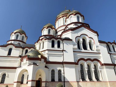 Yeni Athos manastırı, St. Panteleimon Katedrali. Abhazya