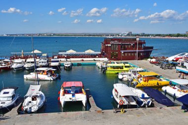 Anapa, Rusya, 23 Temmuz 2019. Deniz kulübü 