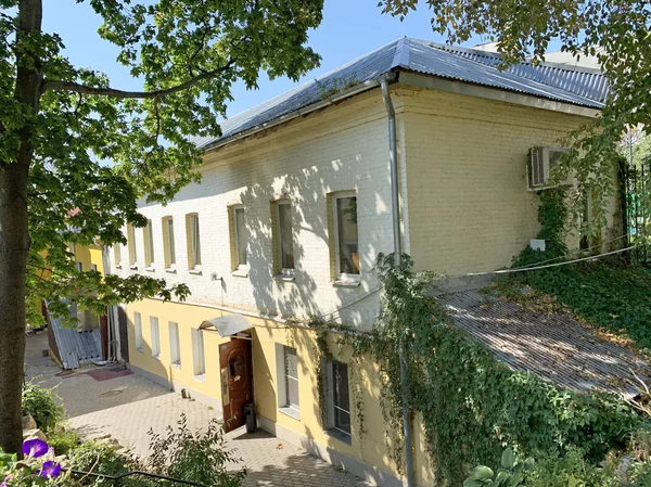 Moscou Russie Août 2019 Ancienne Maison Deux Étages Dans Centre — Photo