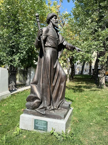 Moscou Rússia Agosto 2019 Escultura Czar Ivan Terrível Grozny Frente — Fotografia de Stock