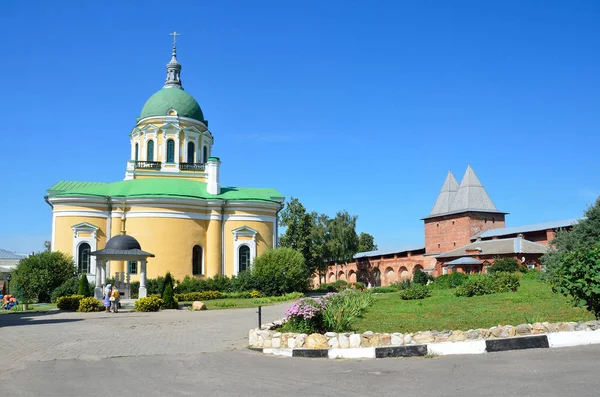 Kathedraal Van Onthoofding Van Johannes Doper Zaraysk Kremlin Zomer Zonnige — Stockfoto