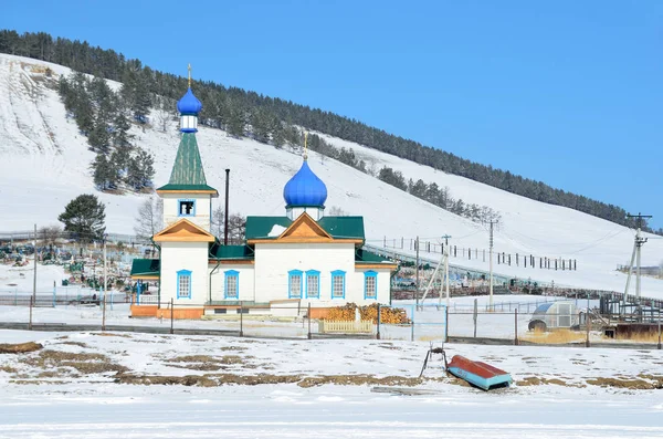 Iglesia San Nicolás Maravilloso Bolshoye Goloustnoye —  Fotos de Stock