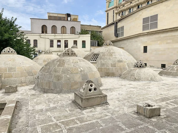 Azerbaiyán Ciudad Bakú Antiguo Hamam Kasum Bek Distrito Histórico Icheri —  Fotos de Stock